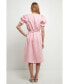 Women's Linen Dress with Tie