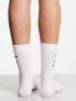 Фото #3 товара COLLUSION Unisex logo sock in white