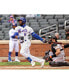 Starling Marte New York Mets Unsigned Hits a Single 16" x 20" Photograph