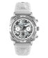 ფოტო #1 პროდუქტის Men's Wildcat White Silicone Strap Watch 40mm