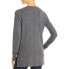 Фото #2 товара Aqua Cashmere High Low Cashmere Sweater in Medium Gray Size S