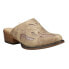 Фото #2 товара Roper Beth Glittered Snip Toe Mules Womens Beige Casual Boots 09-021-1564-2513