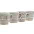 Фото #2 товара Набор из кофейных чашек Home ESPRIT Белый Бежевый Керамика 180 ml 4 Предметы