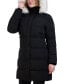 ფოტო #4 პროდუქტის Women's Faux-Fur-Trim Hooded Puffer Coat