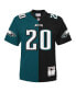 Фото #4 товара Men's Brian Dawkins Midnight Green and Black Philadelphia Eagles 2004 Split Legacy Replica Jersey