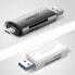 Фото #6 товара USB картридер UGreen универсальный SD/micro SD USB 3.0/USB-C 3.0 серый