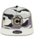 Фото #4 товара Men's White Chicago Cubs Chrome Camo A-Frame 9FIFTY Trucker Snapback Hat