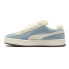 Фото #3 товара Puma Suede Xl Denim Lace Up Womens Blue Sneakers Casual Shoes 39927101