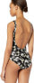 Фото #3 товара Derek Lam 10 Crosby Womens 185112 Laced Up Front One Piece Swimsuit Size S