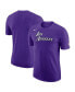 ფოტო #2 პროდუქტის Men's Purple Los Angeles Lakers 2022/23 City Edition Essential Logo Performance T-shirt