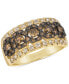 ფოტო #1 პროდუქტის Chocolate Diamond & Nude Diamond Fancy Openwork Ring (1-1/6 ct. t.w.) in 14k Gold