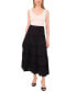ფოტო #2 პროდუქტის Women's Tiered Maxi Skirt