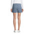 Фото #9 товара Women's Mid Rise Elastic Waist Pull On 7" Chino Shorts