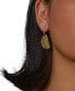 ფოტო #2 პროდუქტის by Nadri 18k Gold-Plated Pavé & Multicolor Crystal Taco Drop Earrings