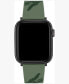 Фото #1 товара Crocodile Print Green Silicone Strap for Apple Watch® 42mm/44mm