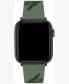 Crocodile Print Green Silicone Strap for Apple Watch® 42mm/44mm