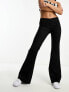 Фото #7 товара Monki flare trousers in black