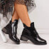 Фото #7 товара Filippo W PAW256 black ankle boots with a decorative block