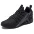 Фото #2 товара Puma Ion Fade Running Mens Black Sneakers Athletic Shoes 37738004
