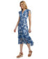 ფოტო #5 პროდუქტის Women's Paisley-Print Ruffled Midi Dress
