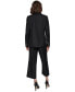 Karl Lagerfeld Women's Linen-Blend One-Button Blazer