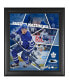 Фото #1 товара Auston Matthews Toronto Maple Leafs Framed 15'' x 17'' Impact Player Collage with a Piece of Game-Used Puck - Limited Edition of 500