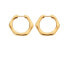 Фото #1 товара Minimalist gold-plated hoop earrings with diamonds Jac Jossa Soul DE726