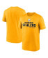 Men's Gold Pittsburgh Steelers Legend Community Performance T-shirt