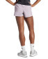 ფოტო #2 პროდუქტის Women's Pacer Training 3-Stripes Woven High-Rise Shorts