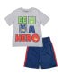 Фото #4 товара Toddler Boys Gekko Owlette Catboy T-Shirt and Mesh Shorts Outfit Set to