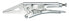 KNIPEX 41 34 165 - Locking pliers - 2 cm - 2.4 cm - Chromium-vanadium steel - Steel - 16.5 cm