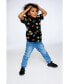 Фото #3 товара Boy Light Blue Stretch Denim Jogger Pants - Child