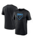 Фото #1 товара Nike Men's Black Miami Marlins Home Plate Icon Legend Performance T-Shirt