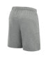 Men's Heather Gray Oregon Ducks Legacy Essential Fleece Shorts