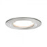 Фото #1 товара PAULMANN 938.71 - Recessed lighting spot - 1 bulb(s) - LED - 6.8 W - 2700 K - Brushed steel