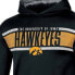 NCAA Iowa Hawkeyes Boys' Poly Hooded Sweatshirt - XS: Child Team Fan Gear, Long