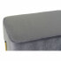 Фото #5 товара Банкетка DKD Home Decor Серый Разноцветный Позолоченный Металл 91 x 46,5 x 42 cm