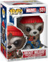 Фото #9 товара Funko Pop!. Bobble Marvel: Holiday-Rocket Raccoon Collectible Figure - Guardians of The Galaxy - Vinyl Collectible Figure - Gift Idea - Official Merchandise - Toy for Children and Adults