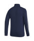 Фото #2 товара Men's Navy Columbus Blue Jackets Raglan Full-Zip Track Jacket