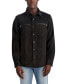 Фото #1 товара Men's Faux Suede Exposed Zippers Shirt Jacket