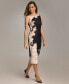 ფოტო #2 პროდუქტის Women's Floral Print Sleeveless Sheath Dress