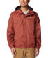ფოტო #1 პროდუქტის Men's Lava Canyon Omni-Tech™ Full-Zip Hooded Rain Jacket