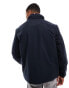 Tommy Hilfiger mix media stand collar jacket in navy