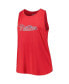 ფოტო #3 პროდუქტის Women's Red Philadelphia Phillies Plus Size Tank Top