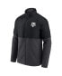 ფოტო #3 პროდუქტის Men's Black, Heathered Charcoal Texas A&M Aggies Durable Raglan Full-Zip Jacket