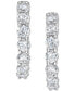 ფოტო #3 პროდუქტის Diamond In & Out Small Hoop Earrings (5 ct. t.w.) in 14k White Gold