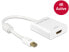 Фото #3 товара Delock 62612 - 0.2 m - Mini DisplayPort - HDMI Type A (Standard) - Male - Female - Gold