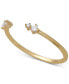 ფოტო #3 პროდუქტის Cubic Zirconia Stackable Cuff Ring, Created for Macy's