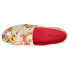 Фото #4 товара TOMS Alpargata Floral Slip On Womens Multi, White Flats Casual 10017809T