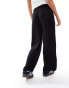 Фото #8 товара Vila Petite linen touch tie waist wide leg trousers in black